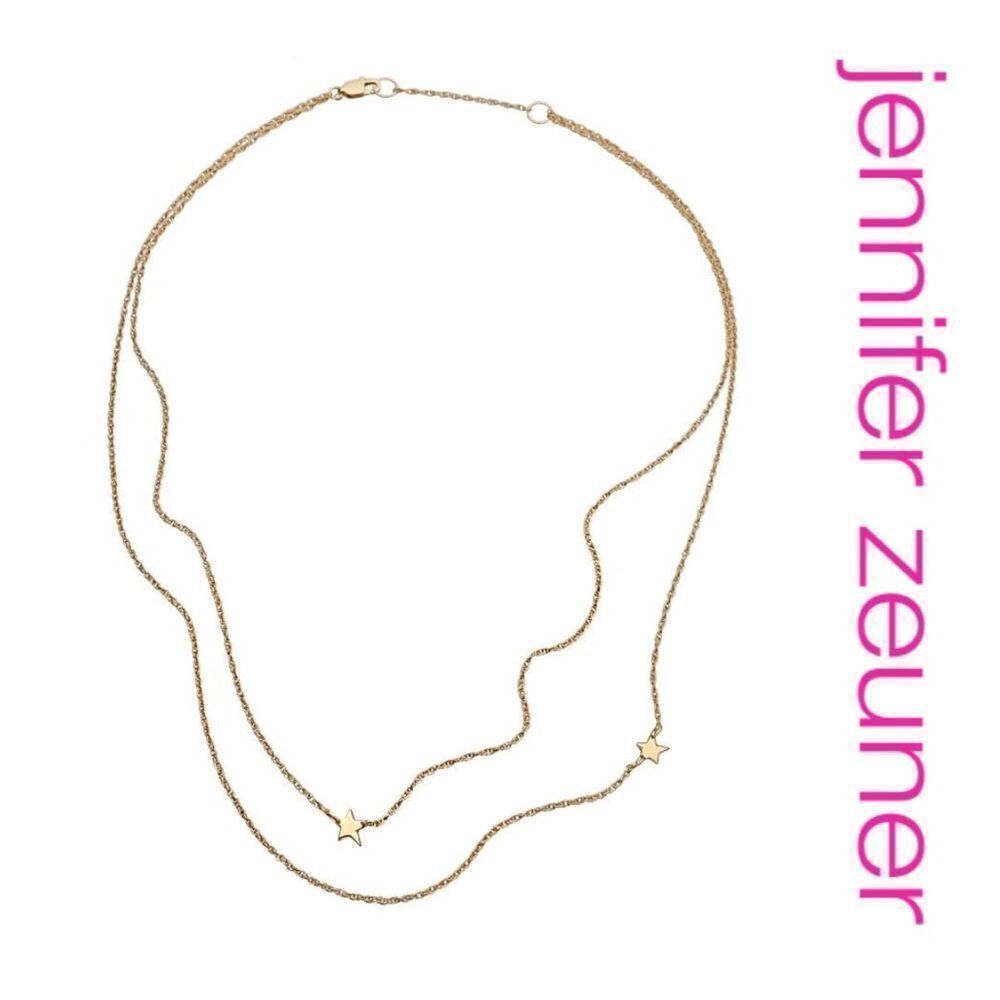 Jennifer Zeuner Star Double Necklace